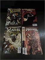 Assorted lot of Spiderman and Clarion Comic Books