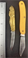 Vintage Parker Cut Japan Indian Pocket Knife &