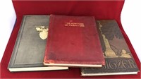 Three "the Howitzer" West Point yearbooks