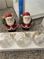 Avon light up Santa Claus and three nativity