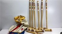 Croquet set in bag, Forster brand, complete with