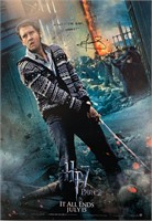 Matthew Lewis Autograph Harry Potter Poster