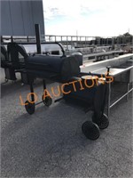 Rolling Black BBQ Grill