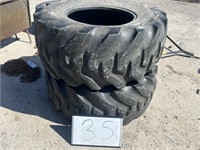 (2) 19.5L-24 Tires