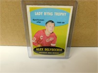 1969-70 OPC Alex Delvecchio #206 Lady Bing Trophy