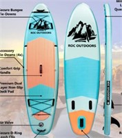 Roc Inflatable Stand Up Paddle Board W Acc
