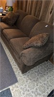 Lazy boy sleeper sofa brown