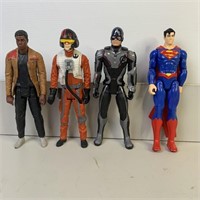4- Super Hero Figures Toys