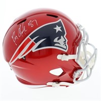 Autographed Rob Gronkowski Patriots Helmet