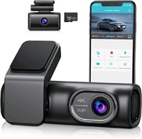 Sarmert 4K Dash Cam Front and Rear with 64GB SD Ca
