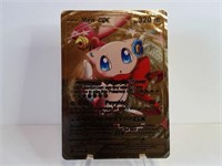 Pokemon Card Rare Gold Mew Gx