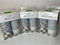 50 Baking Cups - Plaid & Striped