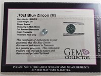 .70ct Blue Zircon (H)