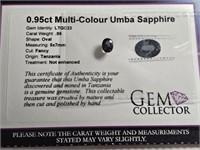 .95ct Multi-Colour Umba Sapphire