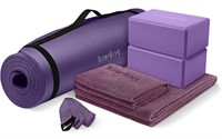 HemingWeigh Yoga Mat Set, Yoga Starter Kit for