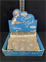 Vintage Anchor Hocking Snack Set in Box