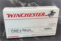 Winchester 7.62 x 51mm -Full Metal Jacket-  20