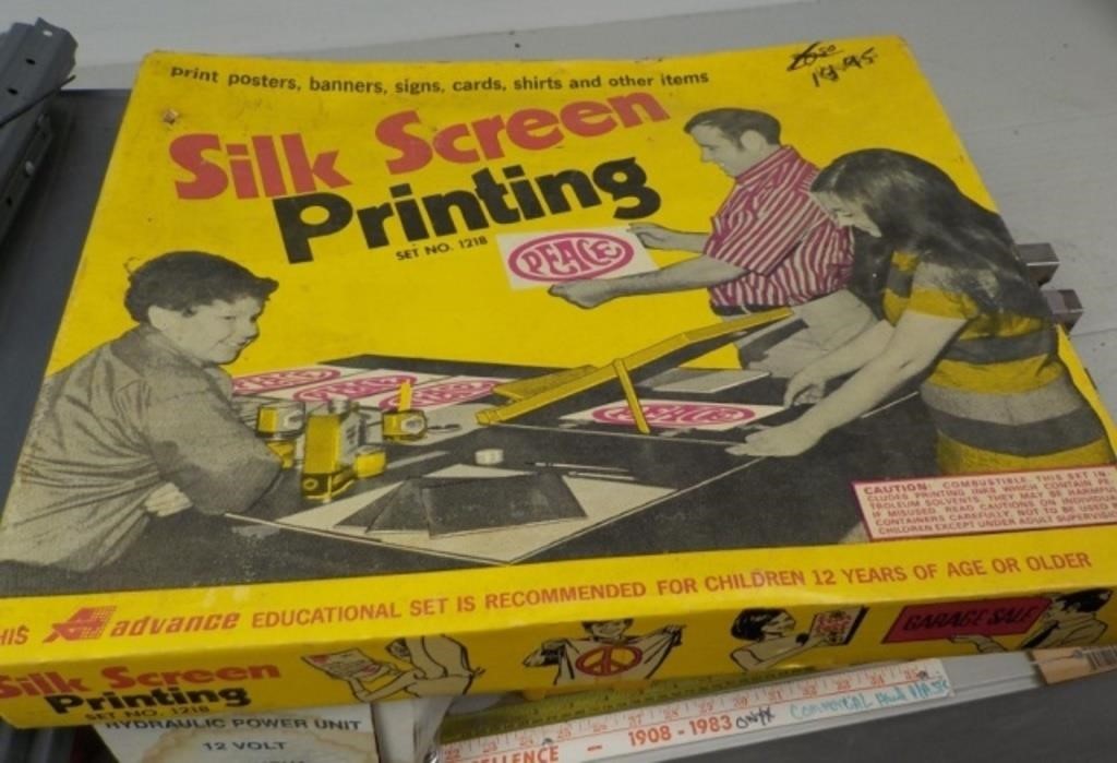 Silk Screen printing kit.