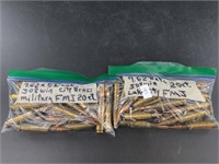 Two bags of 7.62 NATO cartridges NO SHIPPING