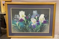 Framed and double matted under glass David Lee