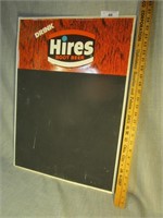 Hire's Root Beer Sign with Chalkboard