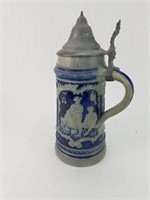 Pewter Beer Stein 11" tall