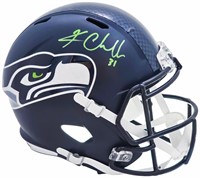 Kam Chancellor Autographed Blue Helmet