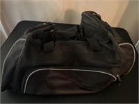 Medium black duffel bag carry on