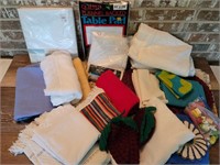 Lot of Table Linens and Hotpads