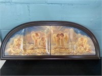 Bradford Bless Our Home Angel Plate Display