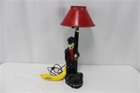 Vintage Charlie Chaplin Lamp