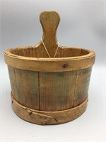 Early wooden wash bucket