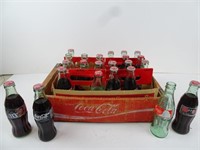 Vintage Coca-Cola Crate and Bottles Some Sealed