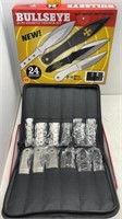 NEW 24PC ASSORTED THROWING KNIVES IN CASE