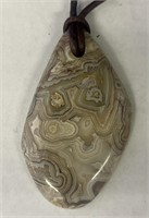 Crazy Lace Agate Gemstone Pendant