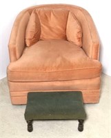 Henredon Barrel Back Easy Chair