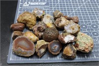 3lb 6oz Larger Laguna Agate Nodules For Cutting