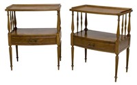 (PAIR) SHERATON STYLE SIDE TABLES