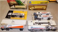 (7) Die-Cast Semi Trucks / Tractor Trailors