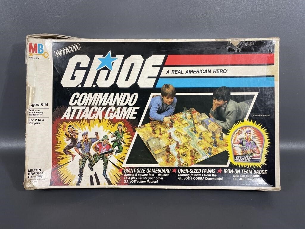 1985 G.I. Joe Command Attack Board Game