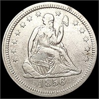 1856 Seated Liberty Quarter CLOSELY UNCIRCULATED