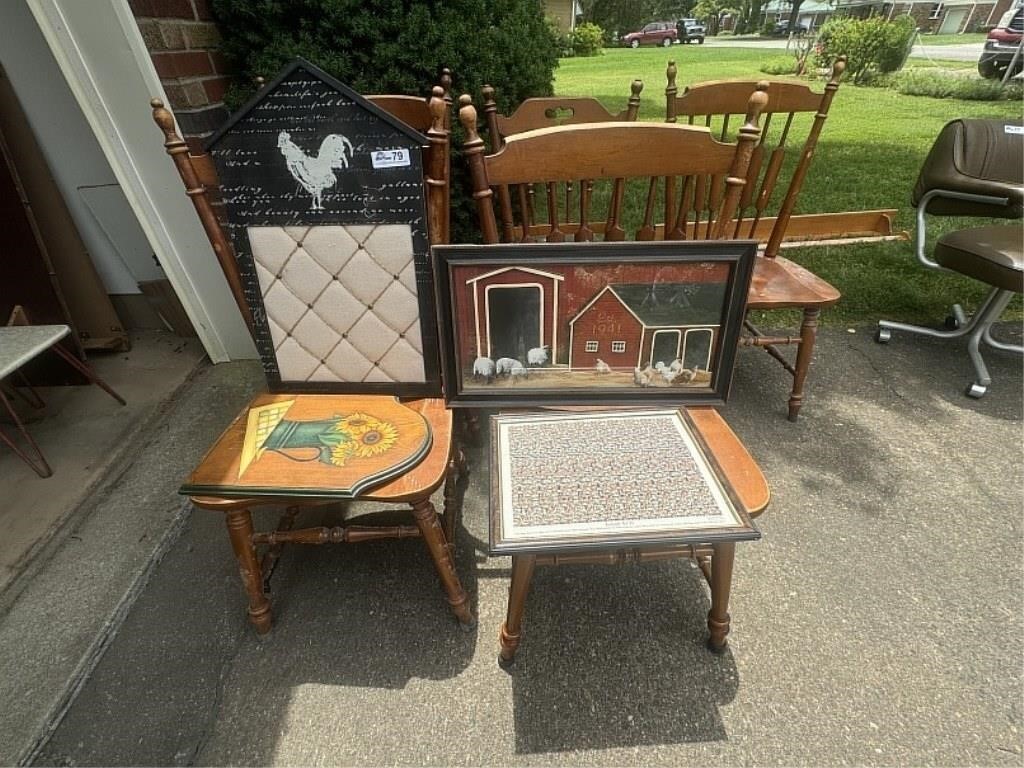 Quality Furnishings, Gas Fireplace, Collectibles