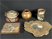 4 Pieces of Contemporary Art Pottery