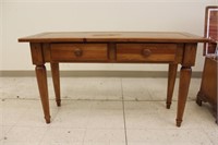 2-drawer table, Peter Revington Furniture