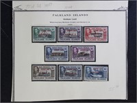 Falkland Islands Dependencies Stamps 1944 Coronati