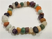 Assorted Polished Gemstone Bracelet