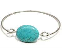 Bracelet with Turquoise Bead