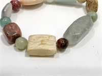 Assorted Polished Gemstone Bracelet
