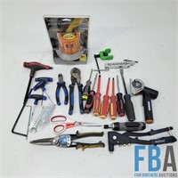 Assorted Tools And 12V Beacon