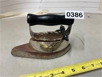 Vintage iron - black handle
